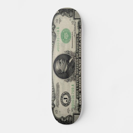 Duizenden dollars en skateboards met geld (Voorkant)