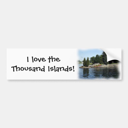 Duizenden eilanden #1 bumpersticker (Voorkant)