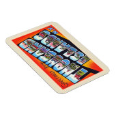 Duizenden eilanden New York NY Briefkaart met grot Magneet (Rechterzijde)