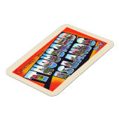 Duizenden eilanden New York NY Briefkaart met grot Magneet (Linkerzijde)