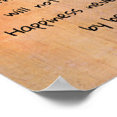 Duizenden kaarsen --- Boeddha citaat _kunstprint Poster (Hoek)