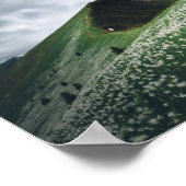 Duizenden narcissen over Golica, Slovenië Poster (Hoek)