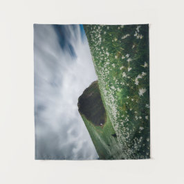 Duizenden narcissen over Golica, Slovenië Wandkleed