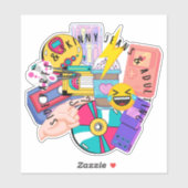 Duizendjarige dingen sticker (Vel)