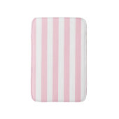 Duizendjarige roze en witte strepen badmat (Voorkant Verticaal)