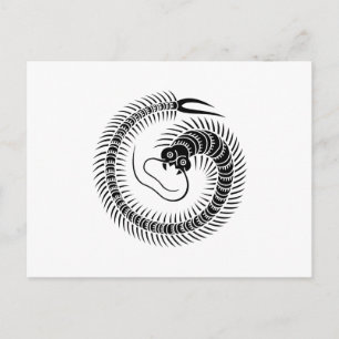 Duizendpoot cirkel briefkaart