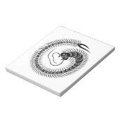 Duizendpoot cirkel notitieblok (Linkerzijde)