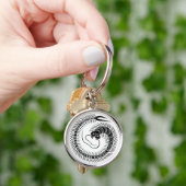 Duizendpoot cirkel sleutelhanger (Hand)