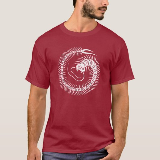 Duizendpoot cirkel t-shirt (Voorkant)