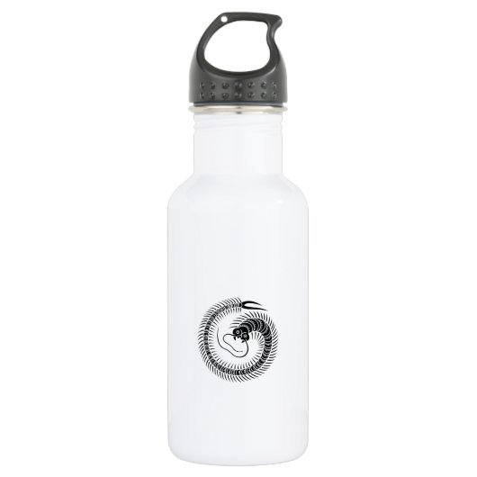 Duizendpoot cirkel waterfles (Voorkant)