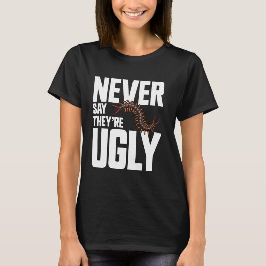 Duizendpoot liefhebber entomoloog insectenvoer reu t-shirt (Voorkant)