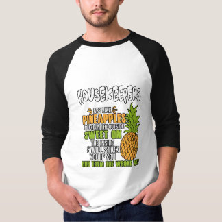 Duizenhouders zijn als ananassen. t-shirt