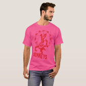 Duk Fat - 12 Apen T-shirt (Voorkant volledig)