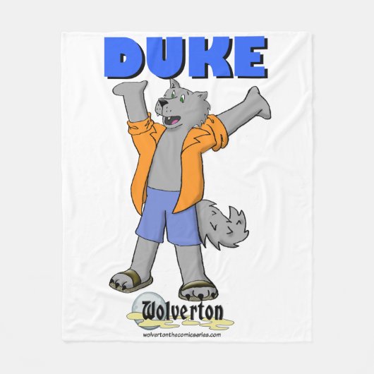 Duke Blanket Fleece Deken (Voorkant)