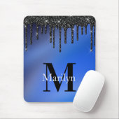 DUKE BLUE EN GLITTER MUISMAT (Met muis)