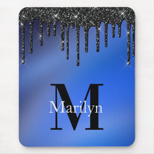 DUKE BLUE EN GLITTER MUISMAT (Voorkant)