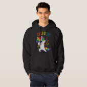 Duke Dabbing Unicorn Hoodie (Voorkant volledig)