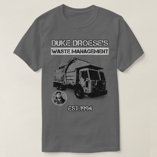 Duke Droeses Waste Management T-shirt (Design voorkant)