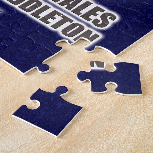 Duke & Duchess van Cambridge Wedding Puzzle Legpuzzel (Zijkant)