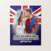 Duke & Duchess van Cambridge Wedding Puzzle Legpuzzel (Verticaal)
