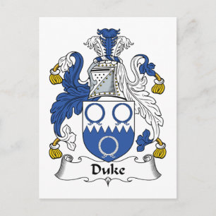 Duke Family Crest Briefkaart