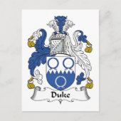 Duke Family Crest Briefkaart (Voorkant)