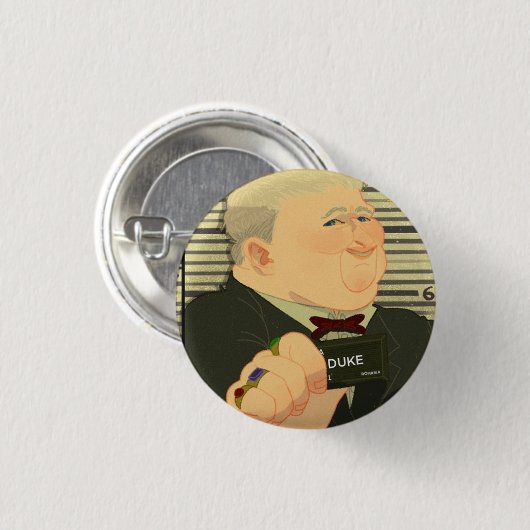 Duke Mugshot Ronde Button 3,2 Cm (Voorkant /achterkant)