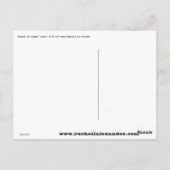 "Duke of Dane" van Ruchell Alexander Briefkaart (Achterkant)