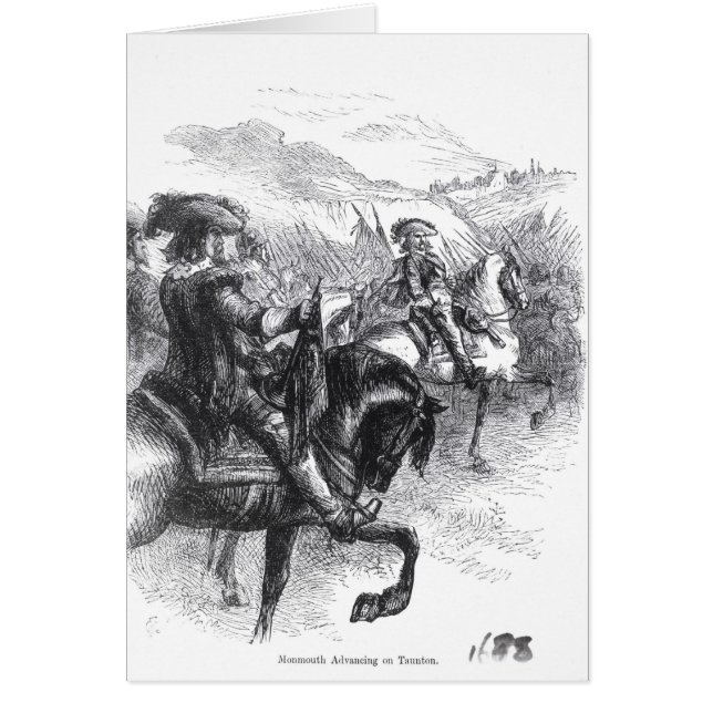 Duke of Monmouth Advancing op Taunton (Voorkant)