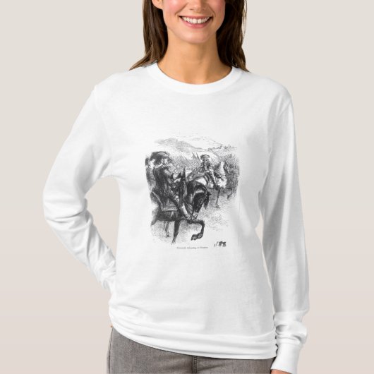 Duke of Monmouth Advancing op Taunton T-shirt (Voorkant)