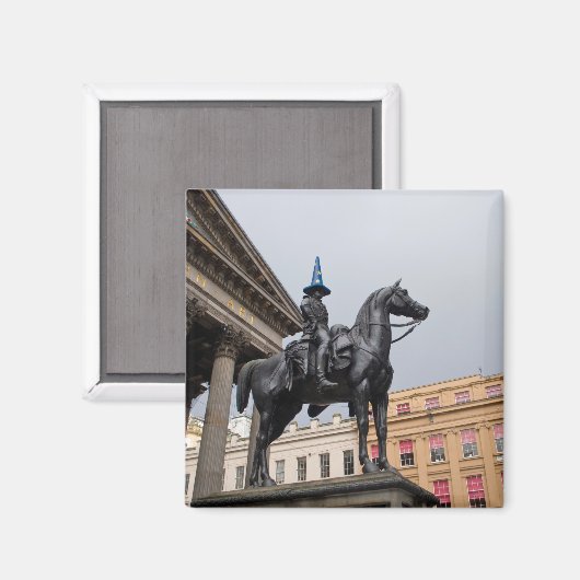 Duke of Wellington beeld, Glasgow Magnet (Voorkant / Achterkant)