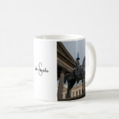 Duke of Wellington Statue, Glasgow Mug Koffiemok (Voorkant rechts)
