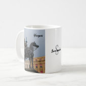 Duke of Wellington Statue, Glasgow Mug Koffiemok (Voorkant links)