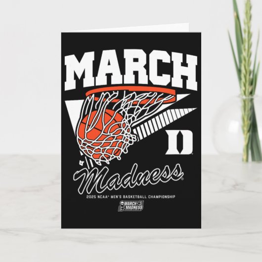 Duke Schets - 2025 March Madness Schets - Ncaa Kaart (Voorkant)