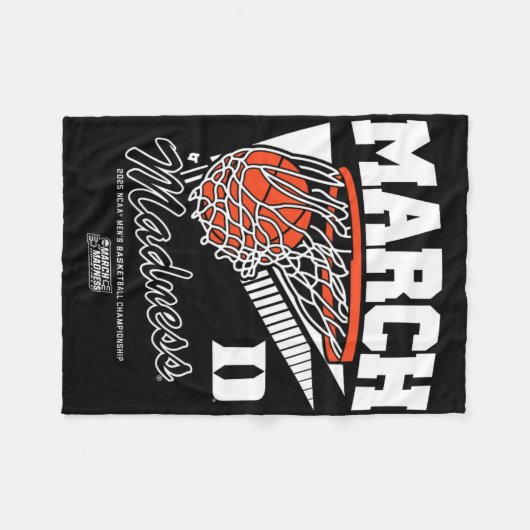 Duke Sketll - 2025 March Madness Sketll - Ncaa  Fleece Deken (Voorkant (Horizontaal))