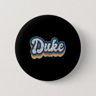 Duke Voornaam Boy Style jaren 70 jaren 80 Persoon Ronde Button 5,7 Cm