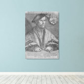 Duke Wilhelm V van Cleve, 1540 Canvas Afdruk (Insitu (Houten vloer))