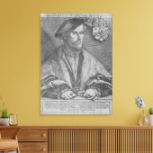 Duke Wilhelm V van Cleve, 1540 Canvas Afdruk (Insitu (Woonkamer))