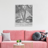 Duke Wilhelm V van Cleve, 1540 Canvas Afdruk (Insitu (Woonkamer))