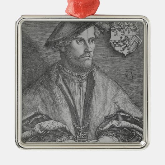 Duke Wilhelm V van Cleve, 1540 Metalen Ornament (Voorkant)