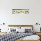 Duke William bestelt schepen te bouwen Canvas Afdruk (Insitu (Slaapkamer))