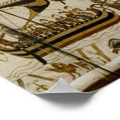 Duke William en zijn vloot kruisen Pevensey Poster (Hoek)