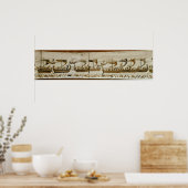 Duke William en zijn vloot kruisen Pevensey Poster (Keuken)