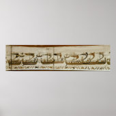 Duke William en zijn vloot kruisen Pevensey Poster (Voorkant)