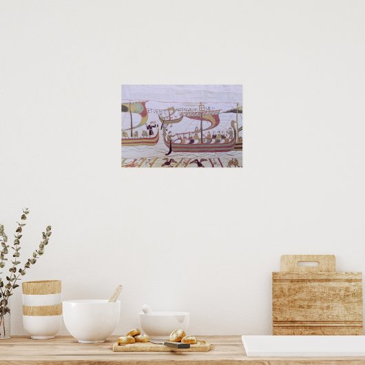 Duke William en zijn vloot Poster (Keuken)