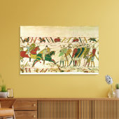 Duke William Exhorts zijn troepen Canvas Afdruk (Insitu (Woonkamer))