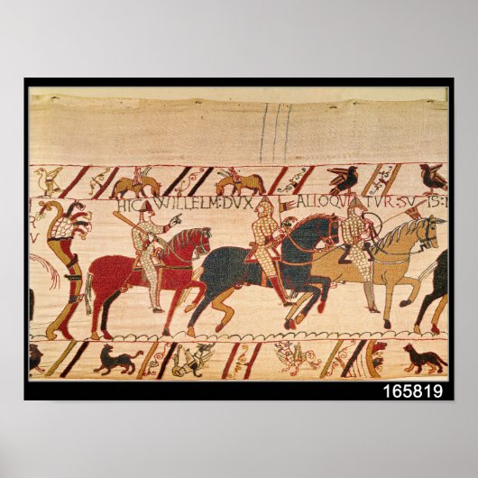 Duke William roept zijn troepen op Poster (Voorkant)