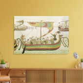 Duke William van Normandy kruist het zee Canvas Afdruk (Insitu (Woonkamer))