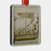 Duke William van Normandy kruist het zee Metalen Ornament (Rechts)