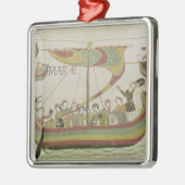 Duke William van Normandy kruist het zee Metalen Ornament (Links)